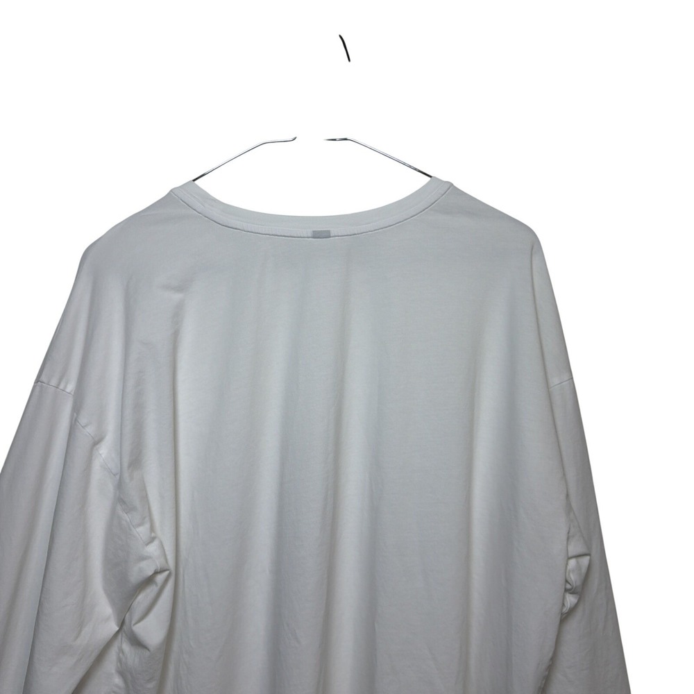 Vuori Long Sleeve T-Shirt Women Large White Relaxed Fit Athleisure Crew Neck - Picture 9 of 11